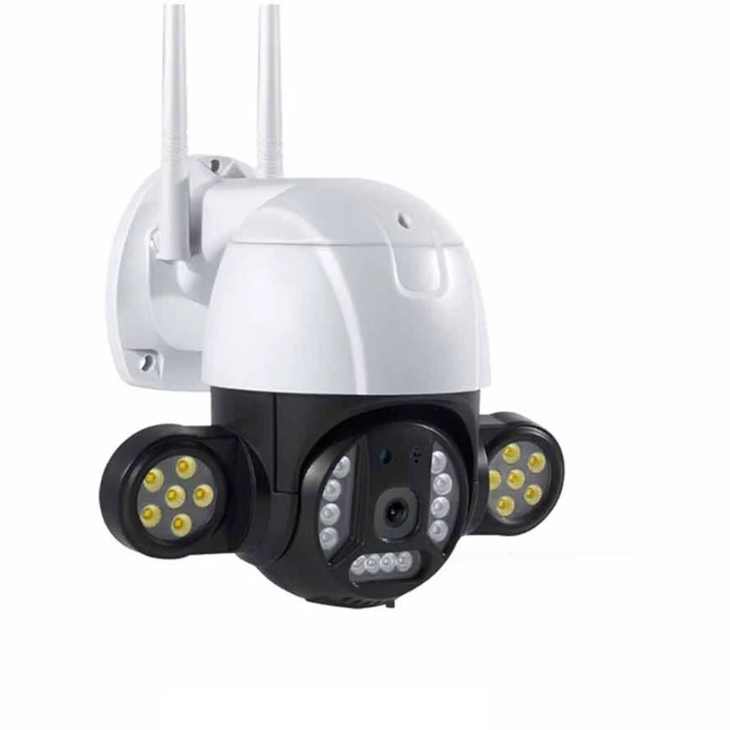 دوربین چرخشی بی سیم هوشمند وایفای 5مگاپیکسلی  V380 مدل c28