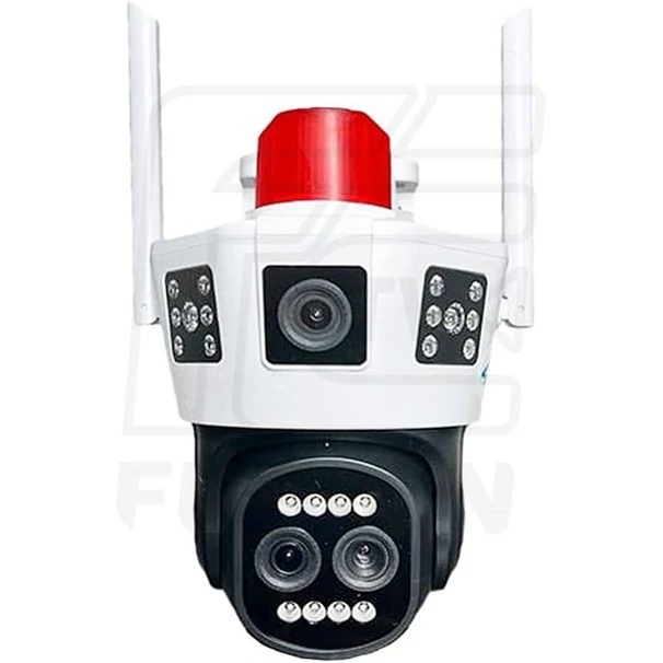 دوربین مداربسته سیم‌کارتی SD40 سه لنز 10MP با زوم 10X، دید در شب رنگی و ضد آب IP66