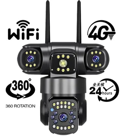 دوربین 3 لنز سیمکارتی چرخشی SMQ11 V380