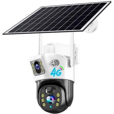 دوربین خورشیدی دو لنز چرخشی سیمکارتی 4G-LTE