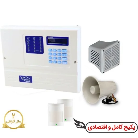 پک کامل دزدگیر سیم کارتی نیولکس/ 2عدد چشمی