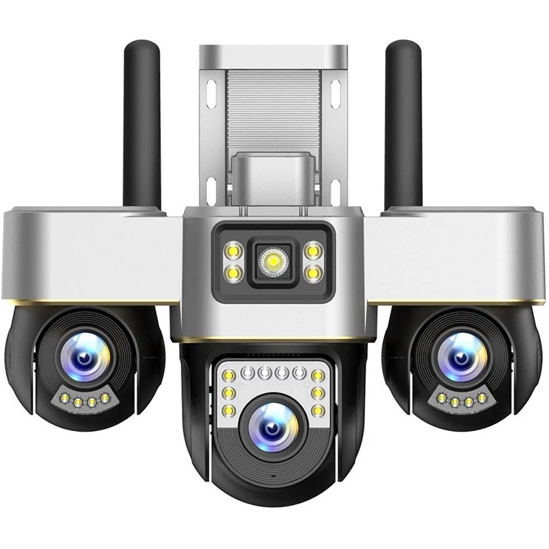 دوربین سیمکارتی سه لنز سه موتور چرخشی 12مگاپیکسل L323 V380 PRO