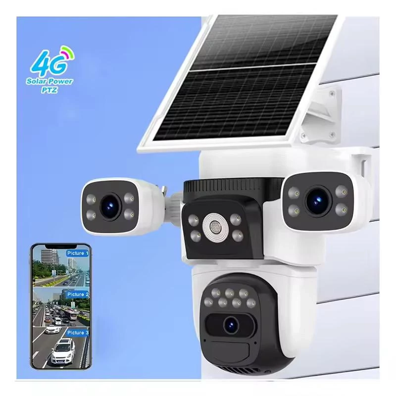 دوربین سیمکارتی سولار سه لنز چرخشی 15 مگاپیکسل مدل BG621SR