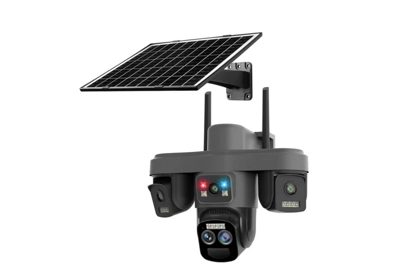 دوربین مینی اسپیددام 4 لنز زوم دار سولار خورشیدی سیمکارتی 10X زوم پهبادی OKAM PRO TZ8