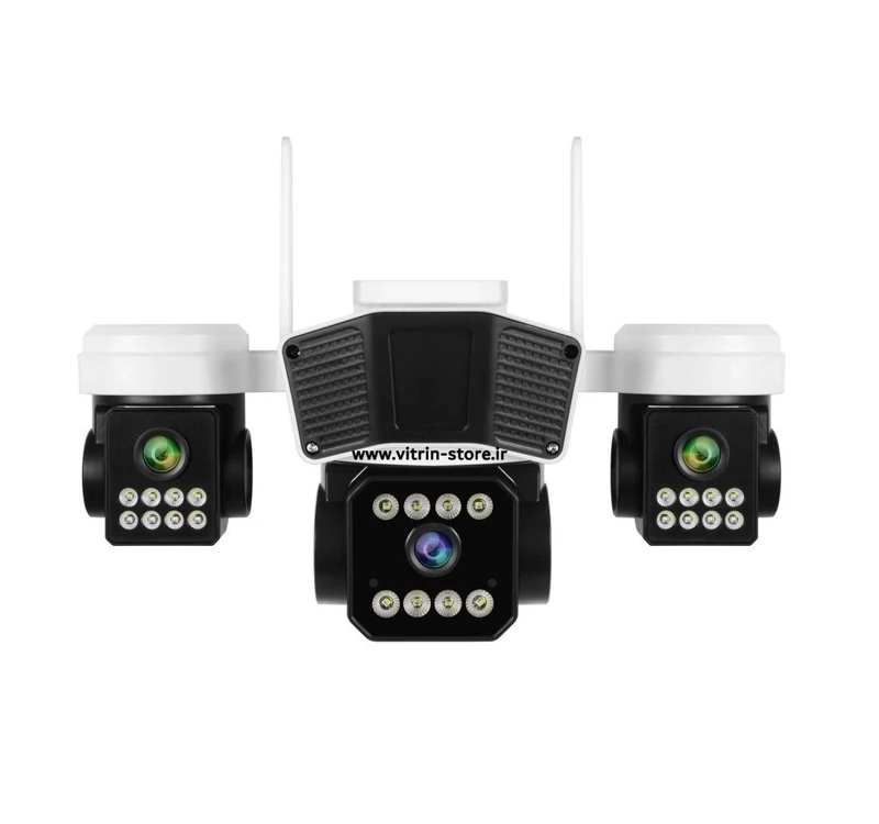 دوربین سیمکارتی سه لنز واقعی قابل تنظیم چرخشی 8MP مدل S395-O مشخصات