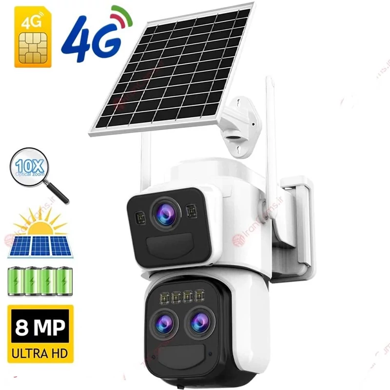 دوربین خورشیدی سیم کارتی 8 مگاپیکسل 3 لنز O-KAM PRO مدل DS3