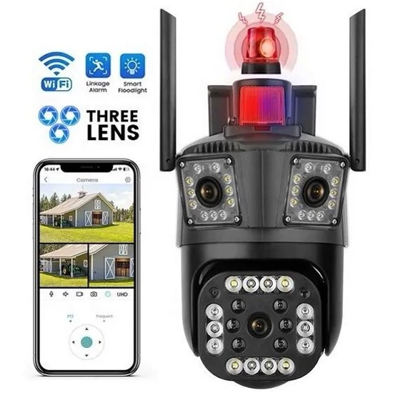 دوربین سیمکارتی 3 لنز V380