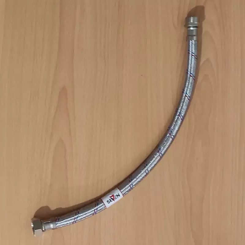 شیلنگ پکیچ و آبگرمکن دیواری 3.4  یک سر مهره  ( 50 سانتیمتر )