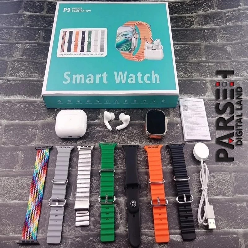 پک ساعت هوشمند مدل P9 Unique Combination