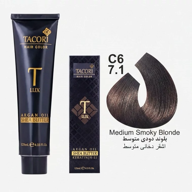 رنگ مو تاکوری C6 دودی 125میل گیاهی