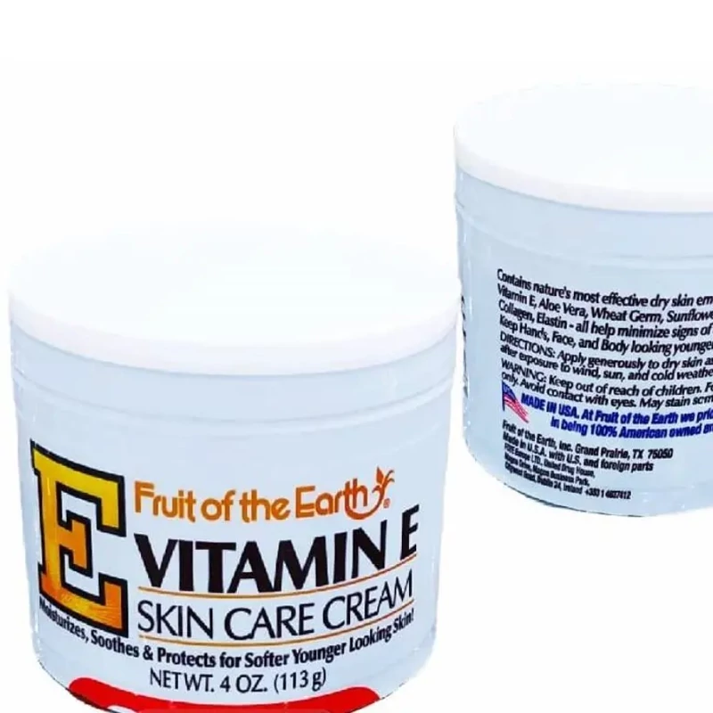 کرم آبرسان پوست ویتامین E آمریکایی اصل vitamin e cream نرمکننده