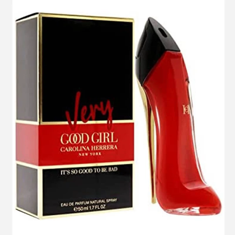 ادکلن گودگیرل زنانه  کفشی رایحه شیرین good girl ادوپرفیوم گودگرل  عطر شیرین زنانه ادکلن کفشی گود گرل عطر طرح کفش
