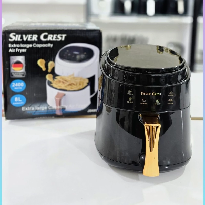سرخکن 8 لیتری بدون روغن سیلور کرست 2400وات(پسکرایه )