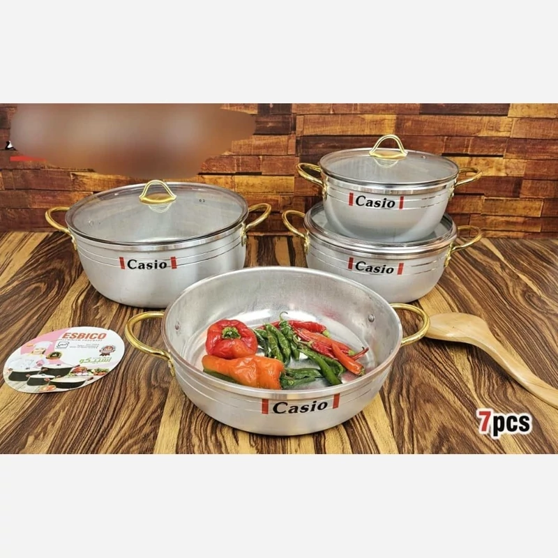 سرویس 7 پارچه ورق ضخیم وبا کیفیت کاسیو