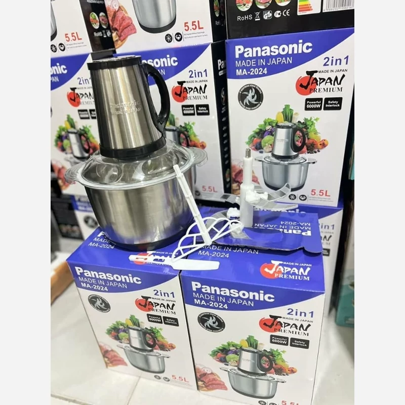 خردکن 5.5 لیتری  پاناسونیک  6000وات موتور حک شده