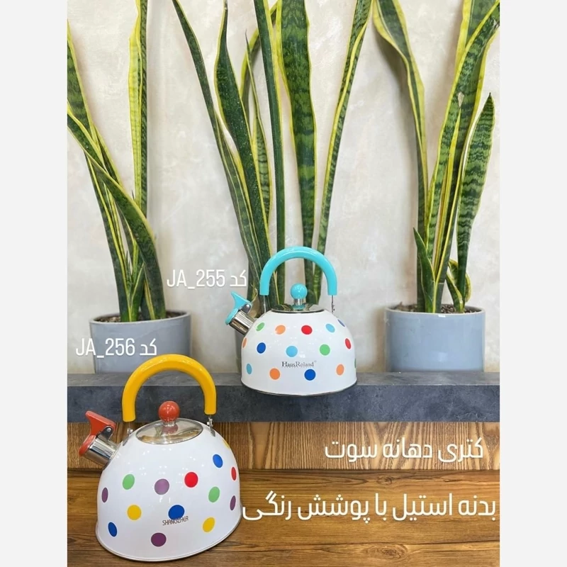 کتری دهنه سوت دار استیل (پسکرایه )