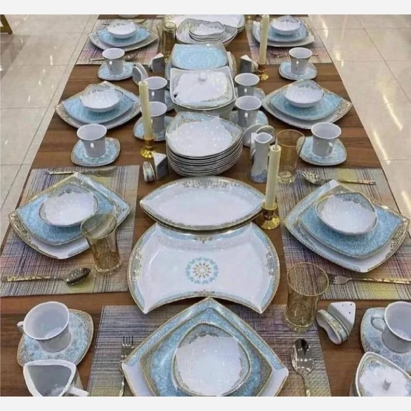 چینی 105 پارچه زرین درجه 1 با قابلیت فر وماشین