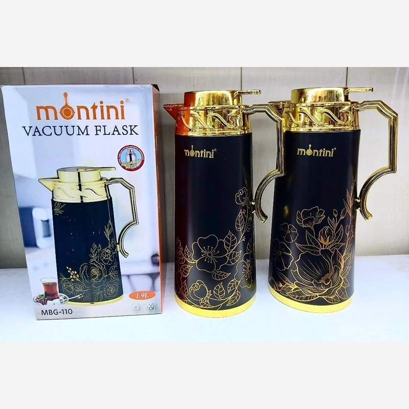 فلاکس دو لیتری مونتینی  مشکی طلایی