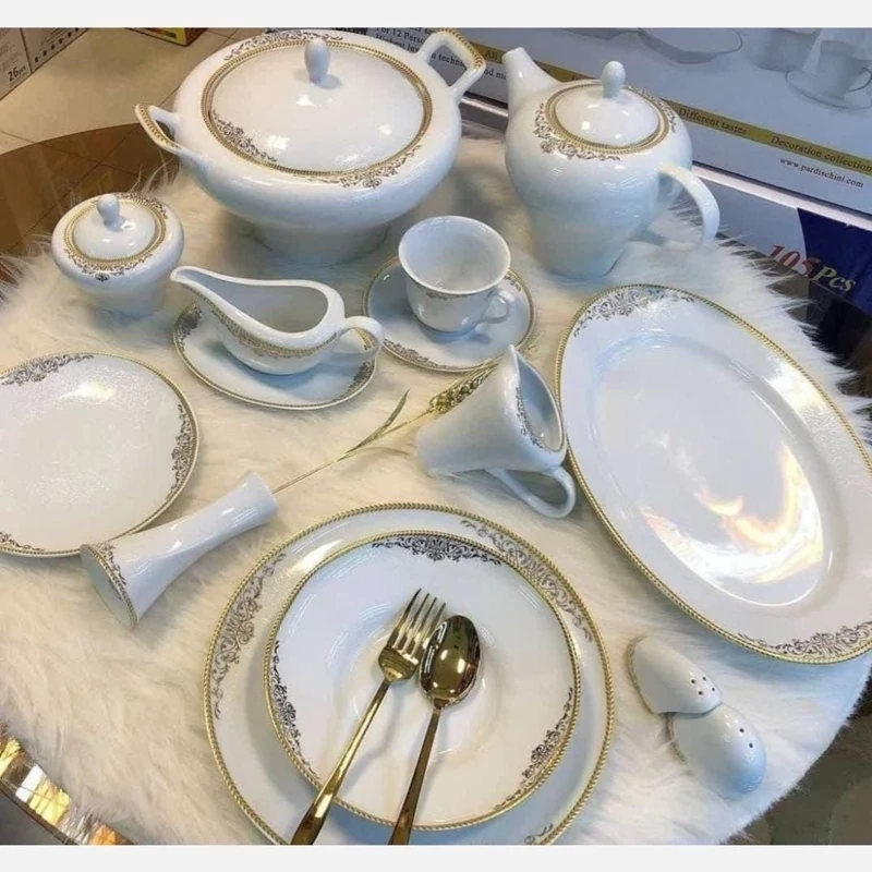سرویس 104 پارچه چینی پردیس درجه 1( پس کرایه)